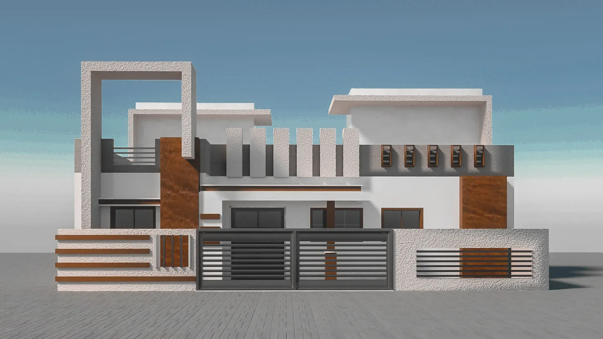 House Elevation Color Grade