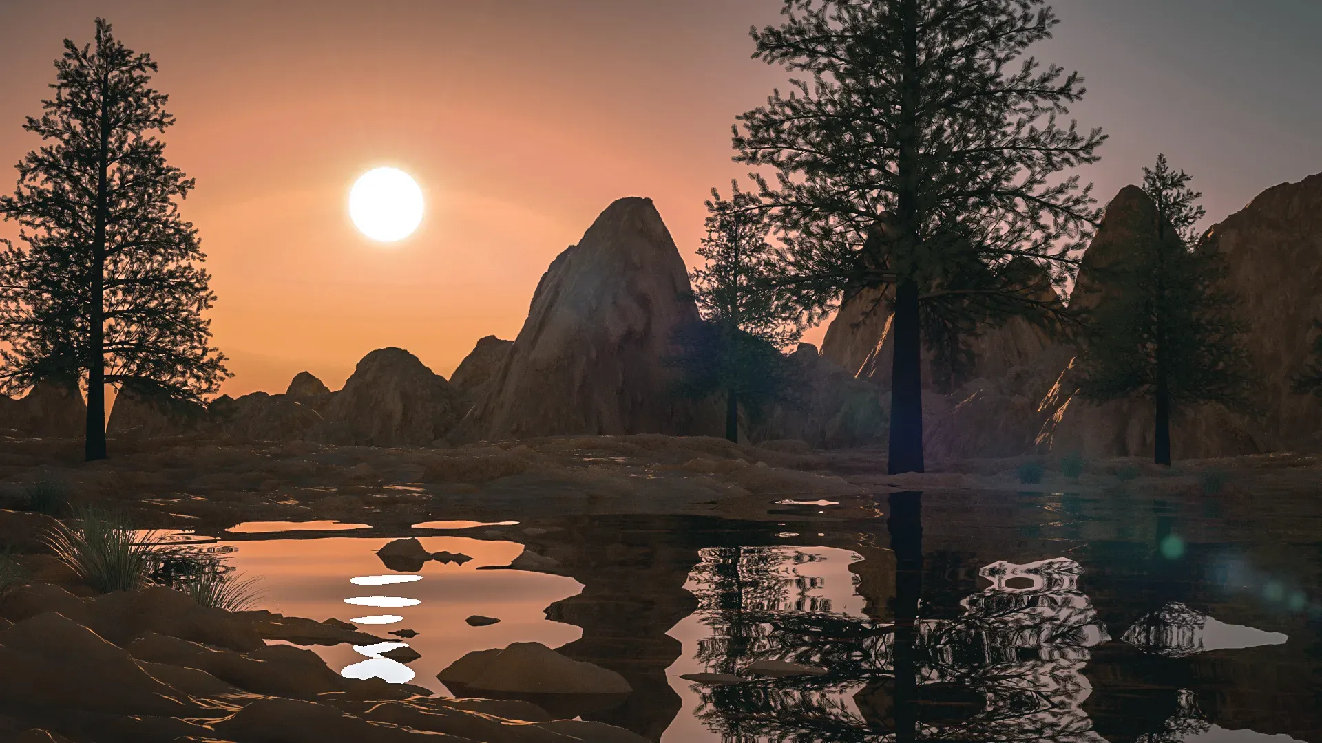 Landscape Noon Color Grade