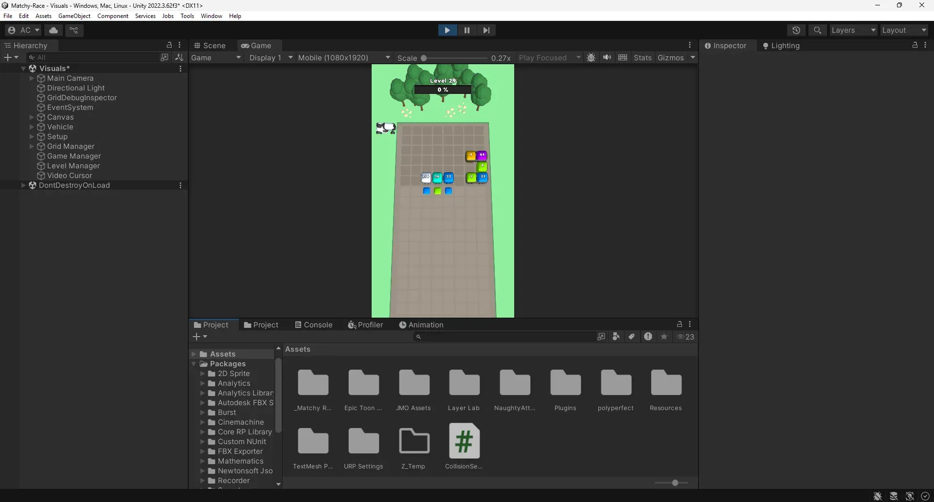 Matchy Race Project Screenshot