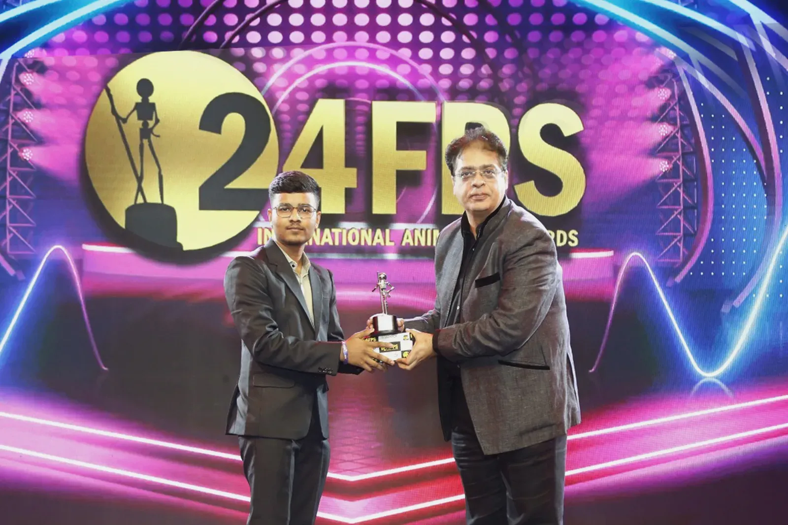 Me Recieving Silver Award Photo